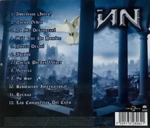 IAN Nuevo Orden back cover with tracklist